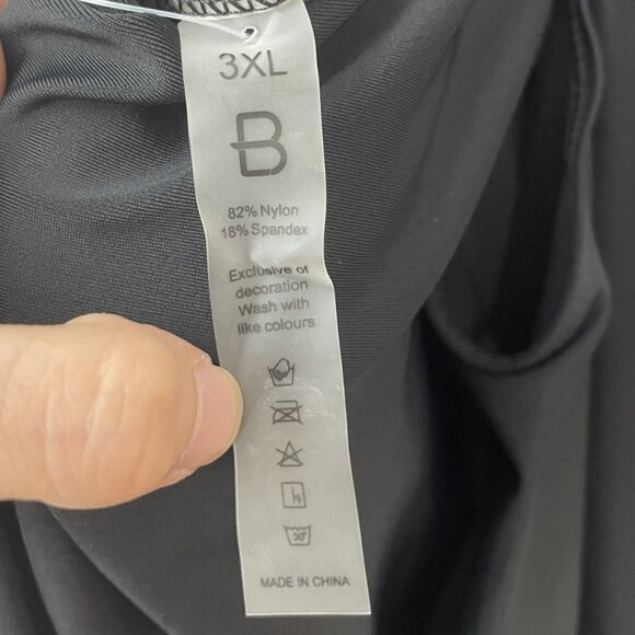 Blooming Jelly Swim Dress Swimsuit One Piece Tummy Control Black Size 3XL NWT - Picture 14 of 14